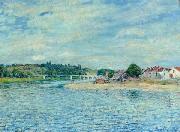 Alfred Sisley La Seine a Saint-Mammes oil painting on canvas